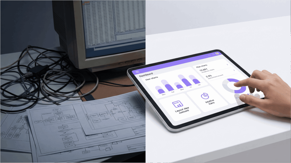 Complex data transformed into simple, user-friendly interface accessible to entire team